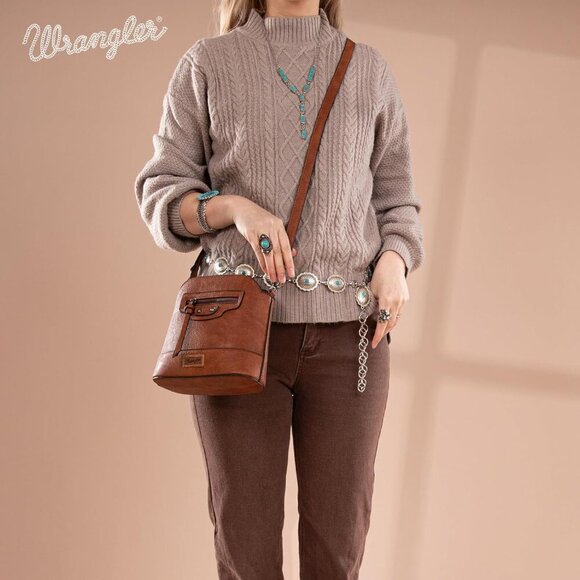 Wrangler Small Crossbody Bags for Women Shoulder Cute Purses and Handbags with A - Picture 2 of 7
